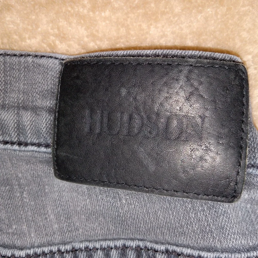 Hudson Men's Sartor Slouchy Skinny Button Fly Jeans Size 33x33 Black‎